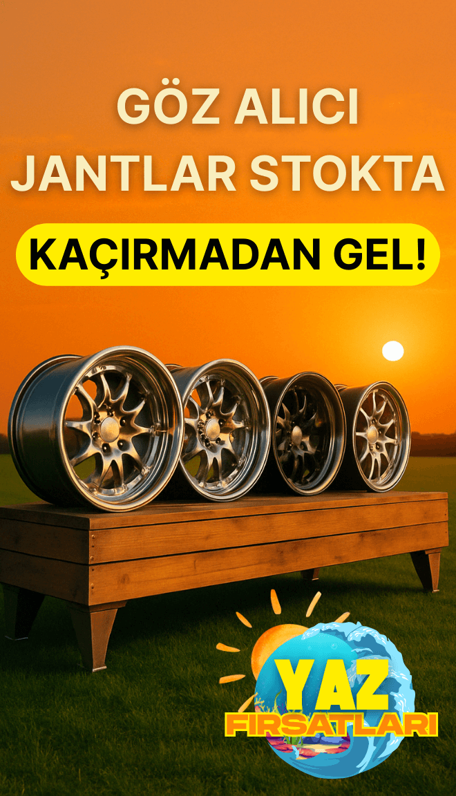 Göz Alıcı Jantlar Stokta